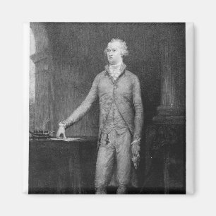Imán Alexander Hamilton, después de la pintura de 1792