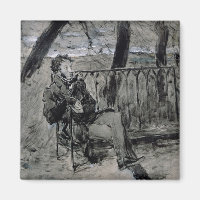 Alexander Pushkin en un parque, 1899