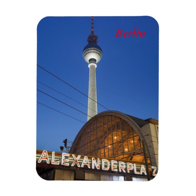 Imán Alexanderplatz (Vertical)