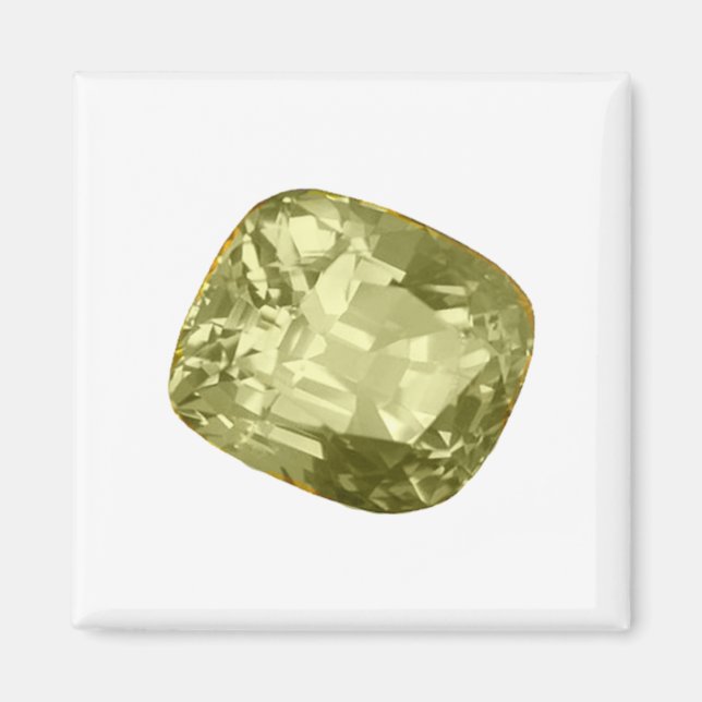 Imán Alexandrita de Gemstone amarillo (Frente)