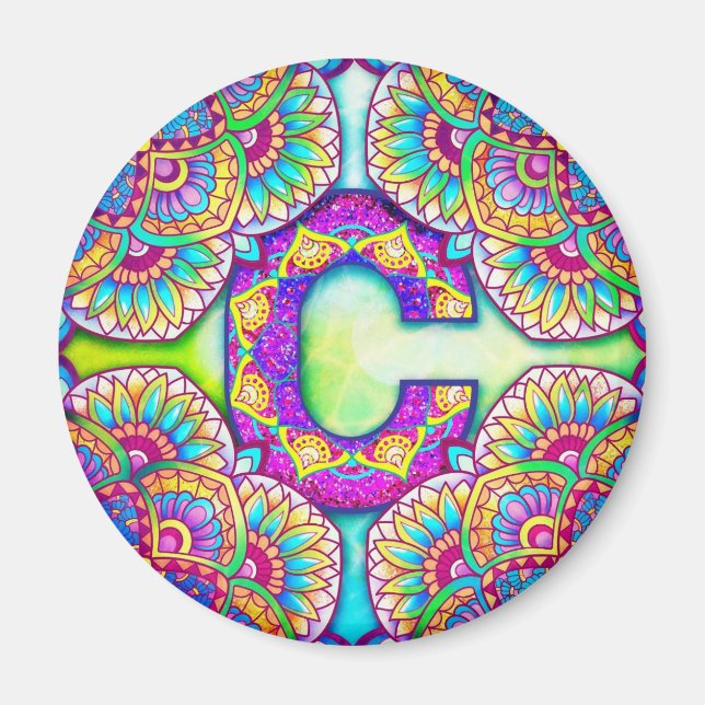 Imán Alfabeto C (Frente)