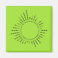 Alfabeto Código Morse – Neon Lime Tech