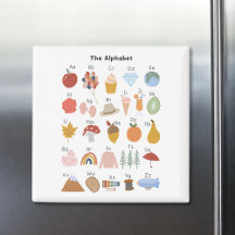 Alfabeto de la A a la Z con Imágenes para Niños