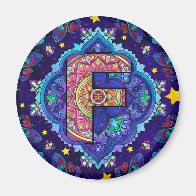 Imán Alfabeto F (Frente)