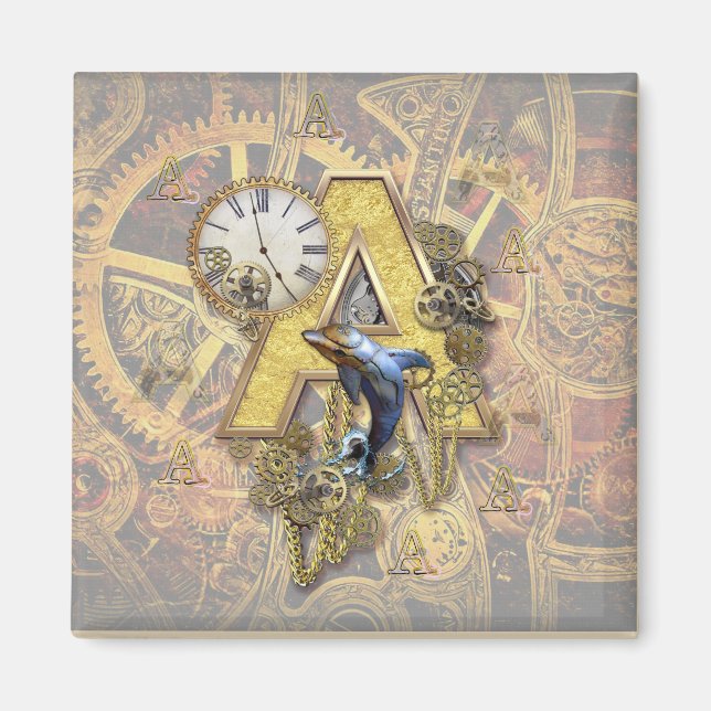 Imán Alfabeto, Monograma A (Frente)