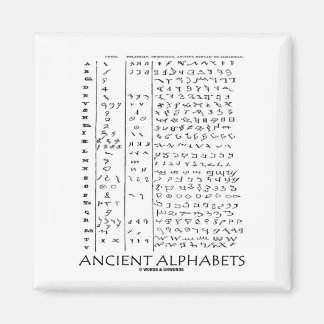 Imán Alfabetos antiguos