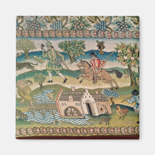 Imán Alfombra de la tabla de Bradford, detalle de