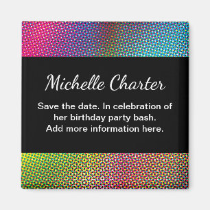 Imán Alfono colorido