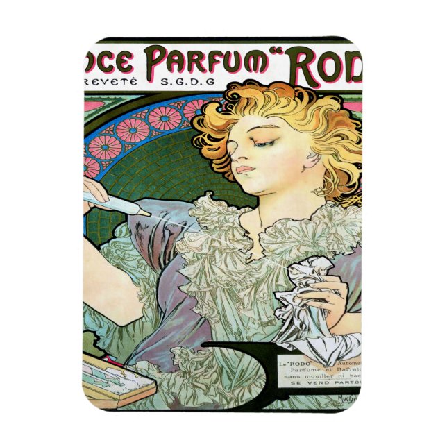 Imán Alfons Mucha 1896 Lance Parfum Rodo (Vertical)