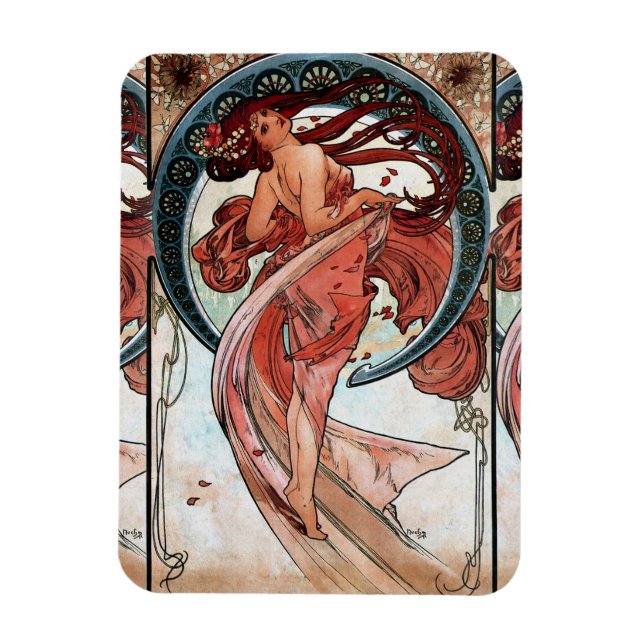 Imán Alfons Mucha 1898 Danza (Vertical)