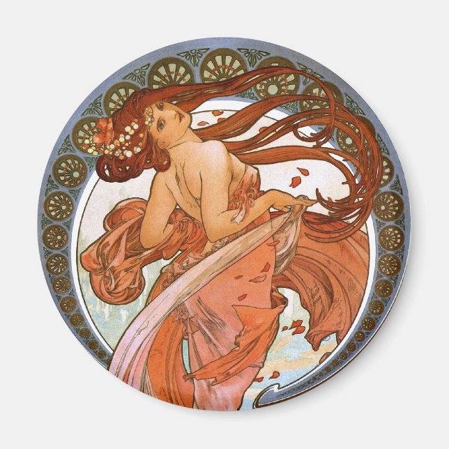 Imán Alfons Mucha: Danza (Frente)
