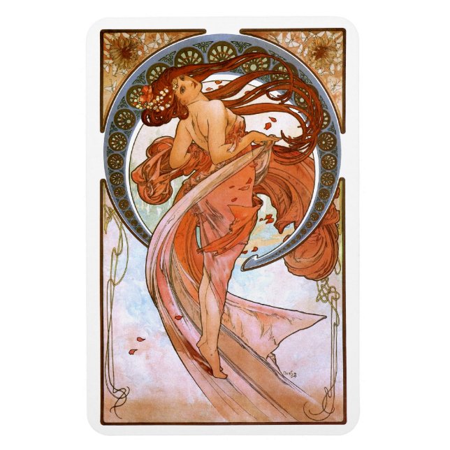Imán Alfons Mucha: Danza (Vertical)