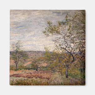 Imán Alfred Sisley - Día ventoso en Veneux