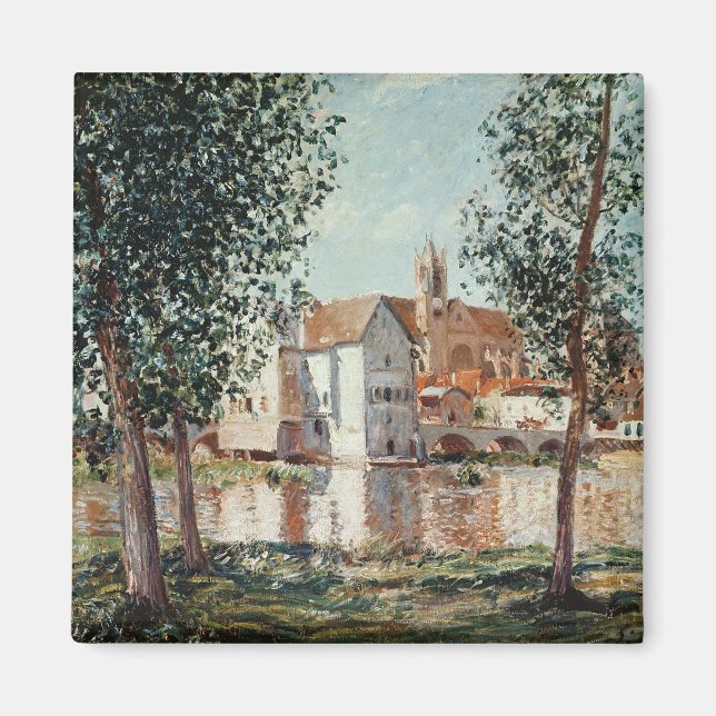 Imán Alfred Sisley | El amor en Moret (Frente)