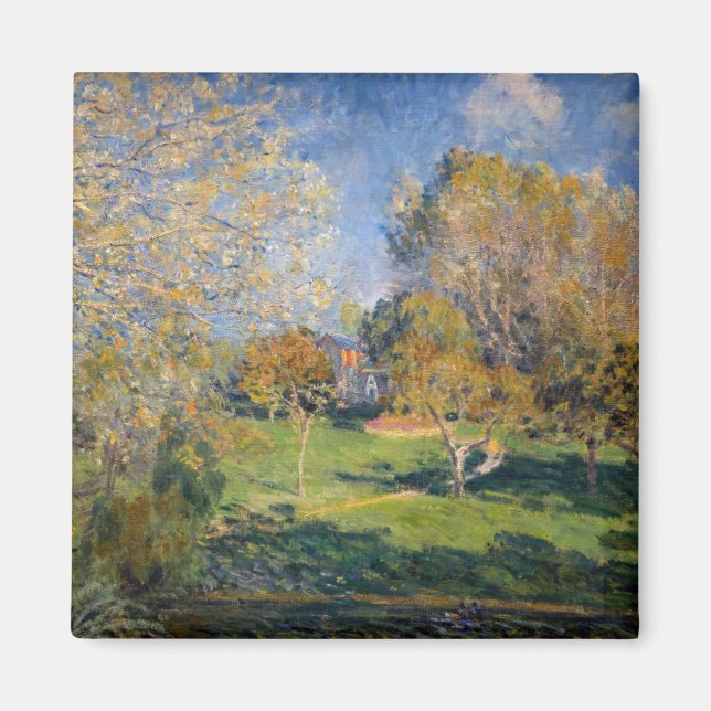 Imán Alfred Sisley - El jardín de Hoschede, Montgeron (Frente)