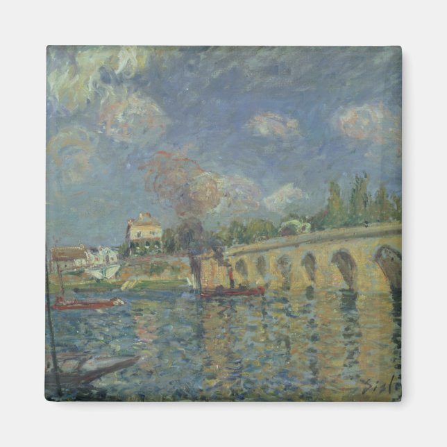 Imán Alfred Sisley | El puente (Frente)