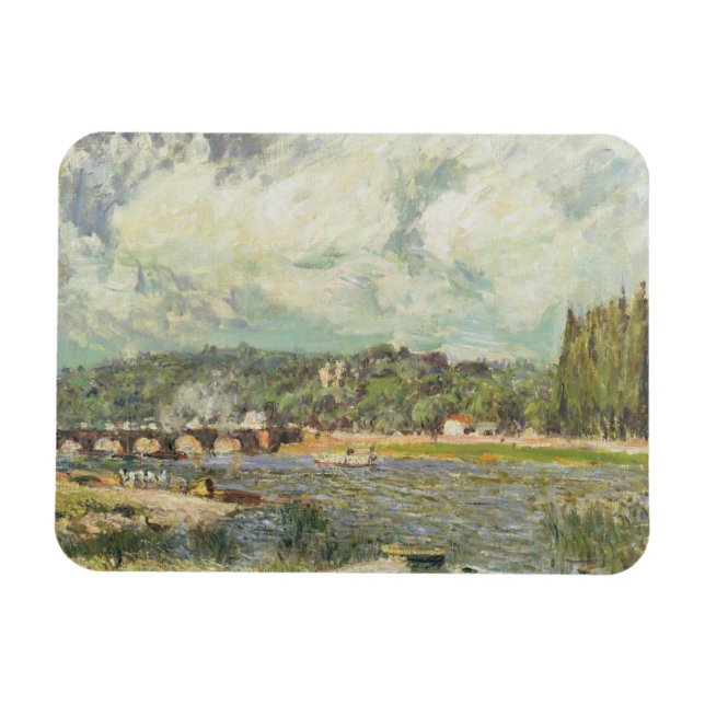 Imán Alfred Sisley | El puente de Sevres (Horizontal)
