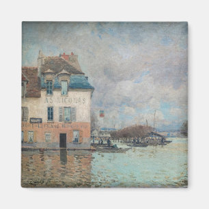 Imán Alfred Sisley - Inundación en Port-Marly 1876