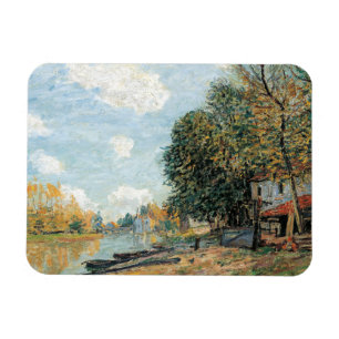 Imán Alfred Sisley Moret: Las orillas del río Loing