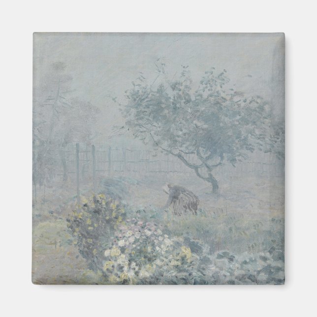 Imán Alfred Sisley - Niebla, Voisins (Frente)