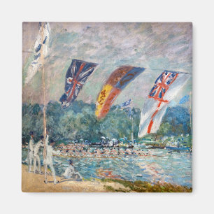 Imán Alfred Sisley - Regata en Molesey