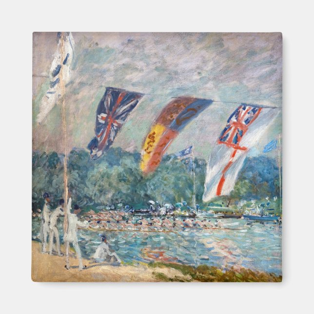 Imán Alfred Sisley - Regata en Molesey (Frente)
