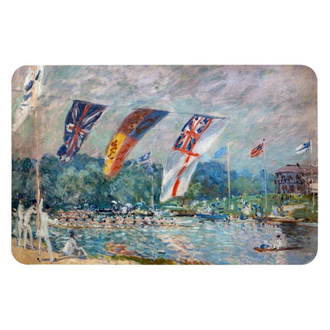 Imán Alfred Sisley - Regata en Molesey (Horizontal)