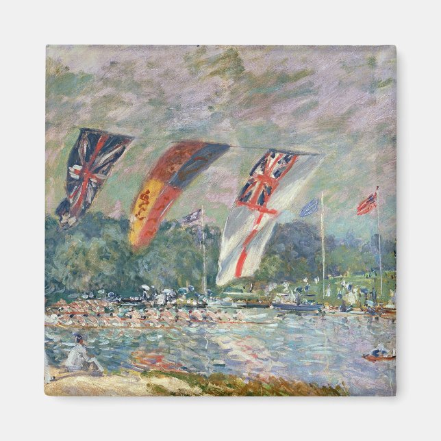 Imán Alfred Sisley | Regatta en Molesey (Frente)
