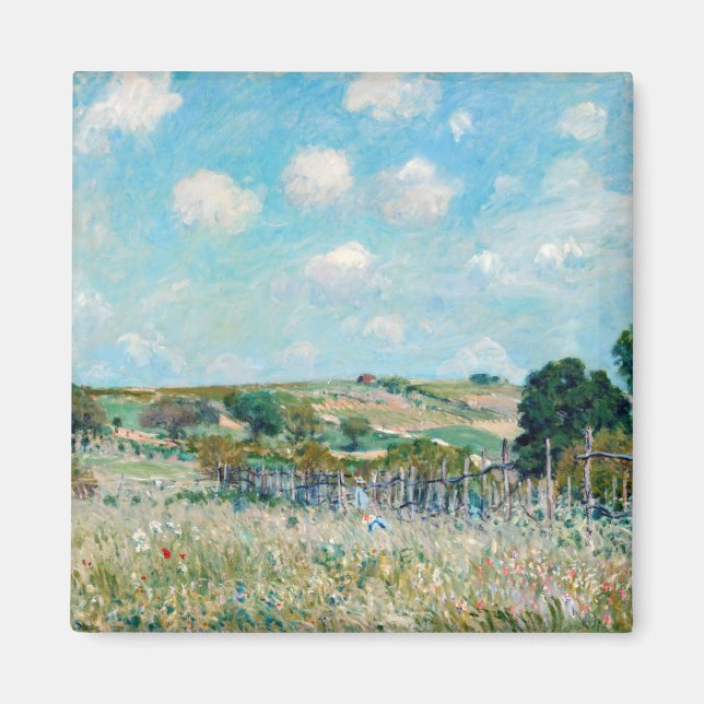 Imán Alfred Sisley - The Meadow (Frente)