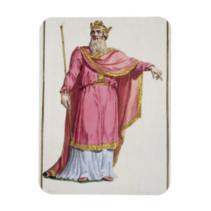 Imán Alfred the Great (849-99) de 'Receuil des Estamp