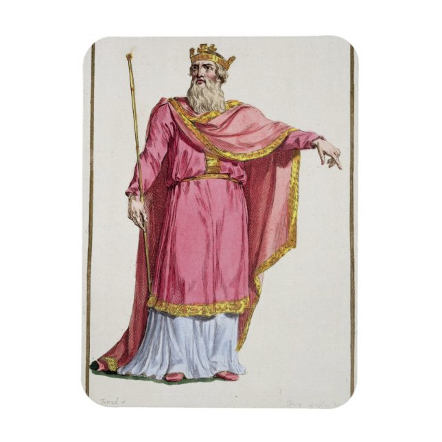 Imán Alfred the Great (849-99) de 'Receuil des Estamp (Vertical)