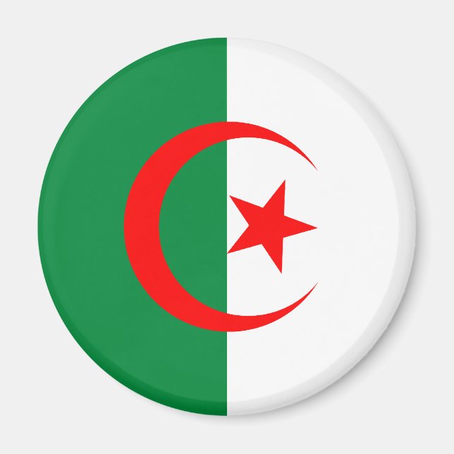 Imán Algeria Flag Magnet (Frente)