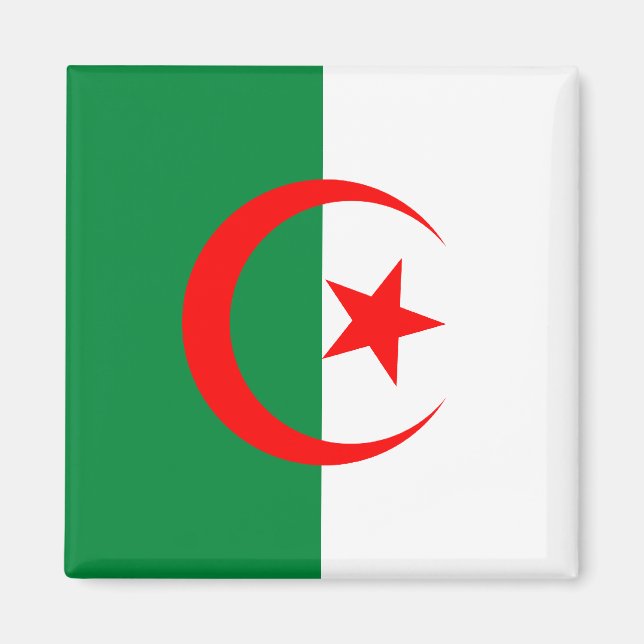 Imán Algeria Flag Magnet (Frente)