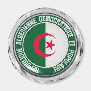 Imán Algeria Round Emblem