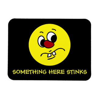 Imán Algo Apestoso de cara gruñón