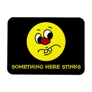 Imán Algo cara Stinky gruñona