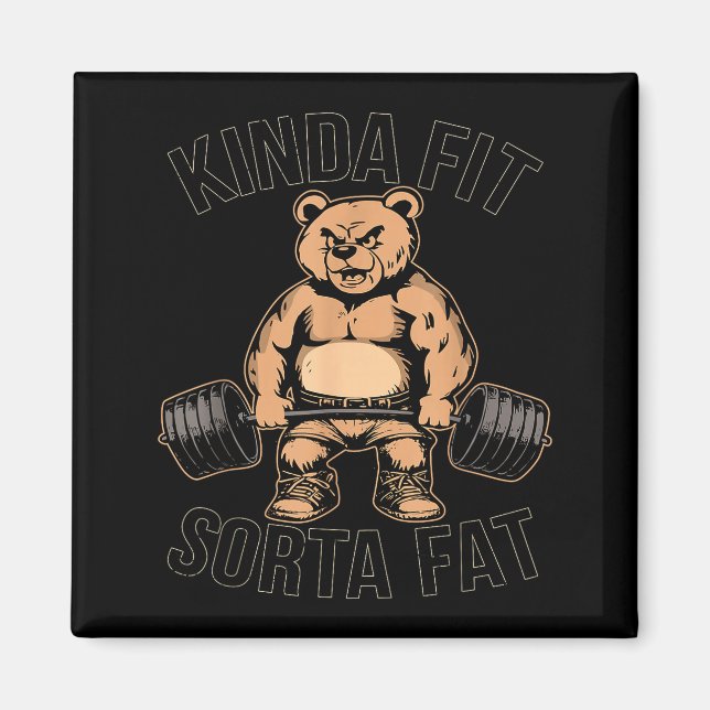 Imán Algo De Grasa De Sorta Apropiada - Halterofilia De (Frente)