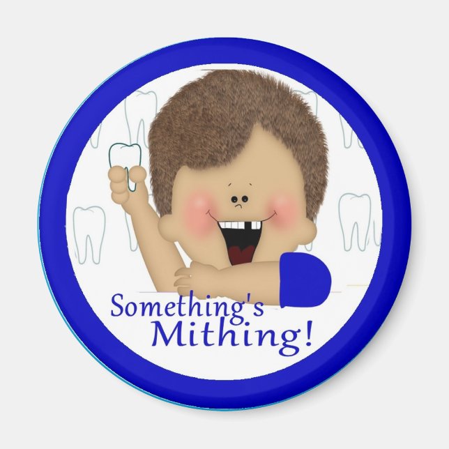 Imán Algo es malo - chico (Frente)