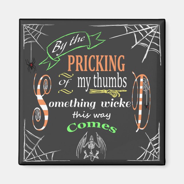 Imán Algo malvado (Frente)