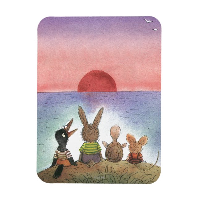 Imán Algo rojo (Vertical)