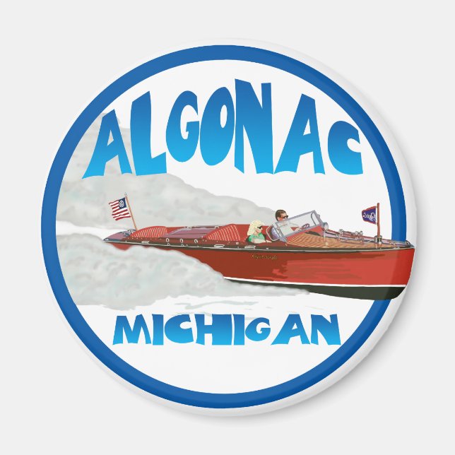 Imán Algonac Michigan (Frente)