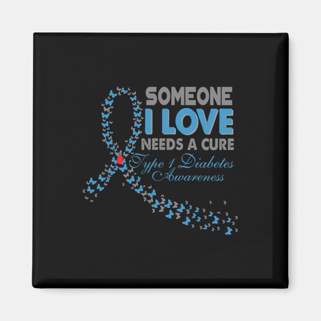 Imán Alguien A Quien Amo Necesita Una Cura Para La Diab (Frente)