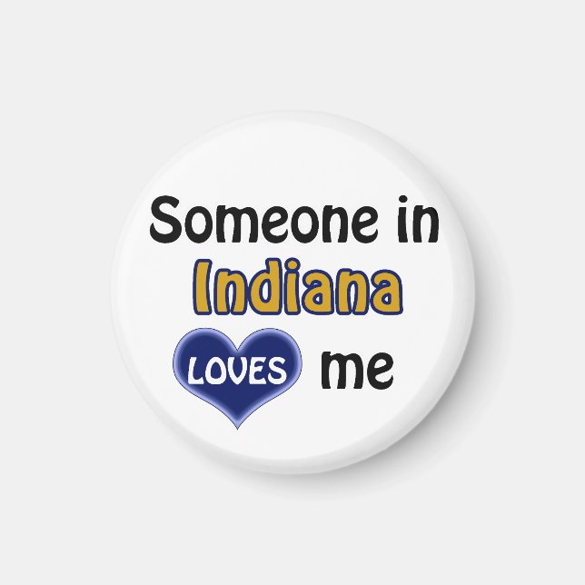 Imán Alguien en Indiana me quiere (Frente)