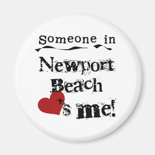Imán Alguien en la playa de Newport