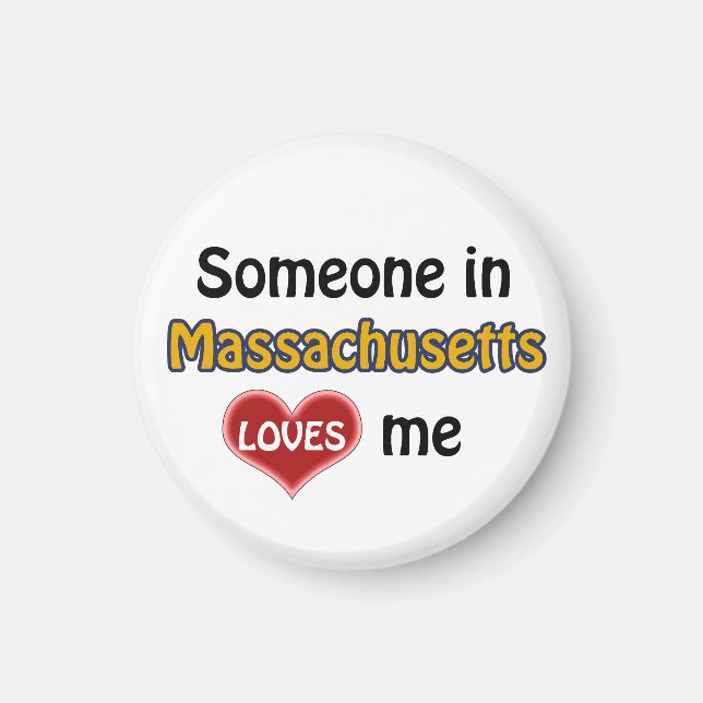 Imán Alguien en Massachusetts me quiere (Frente)