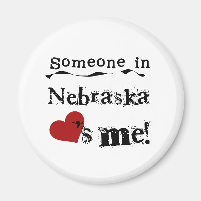 Imán Alguien En Nebraska Me Ama (Frente)