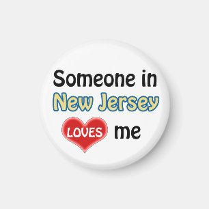 Imán Alguien en Nueva Jersey me ama