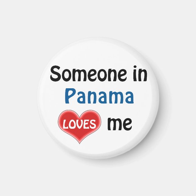 Imán Alguien en Panamá me ama (Frente)