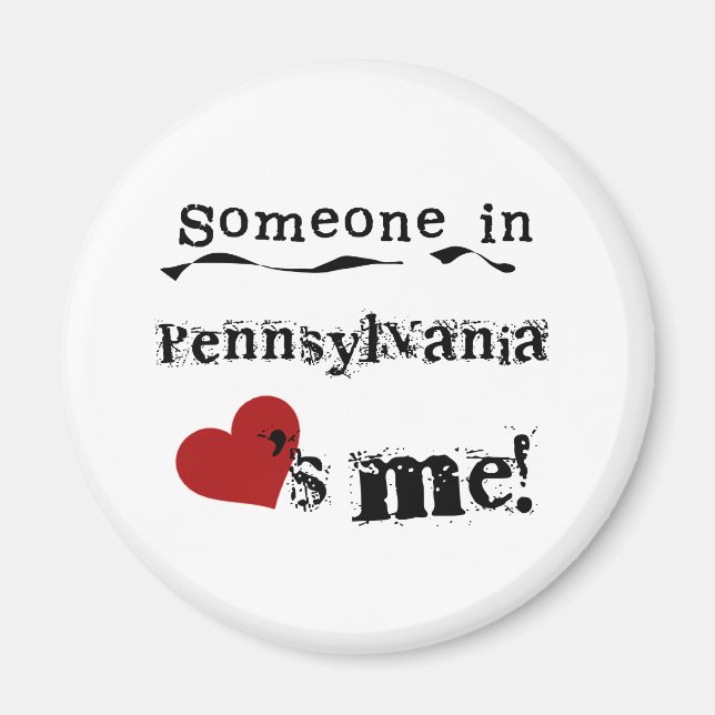 Imán Alguien En Pennsylvania Me Ama (Frente)