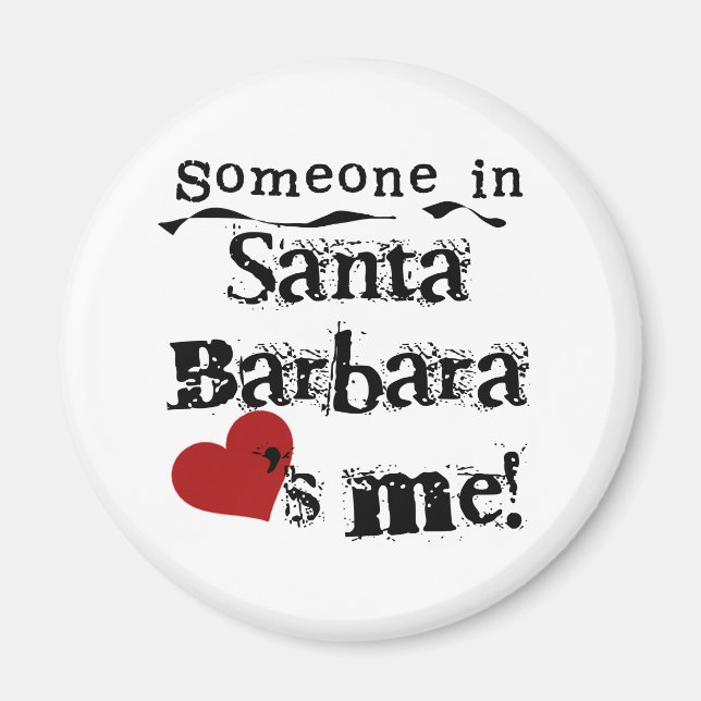 Imán Alguien en Santa Bárbara (Frente)